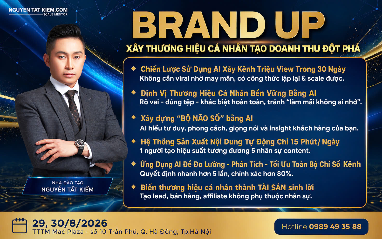 Combo BrandUP — 6 khoá học